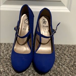 Blue rue 21 heels